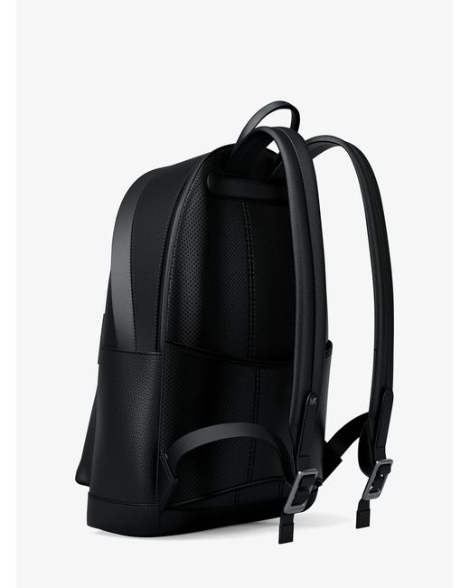 Michael Kors Black Jet Set Pebbled Leather Backpack for men
