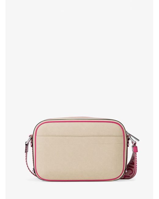 MICHAEL Michael Kors Pink Mk Maeve Large Canvas Crossbody Bag
