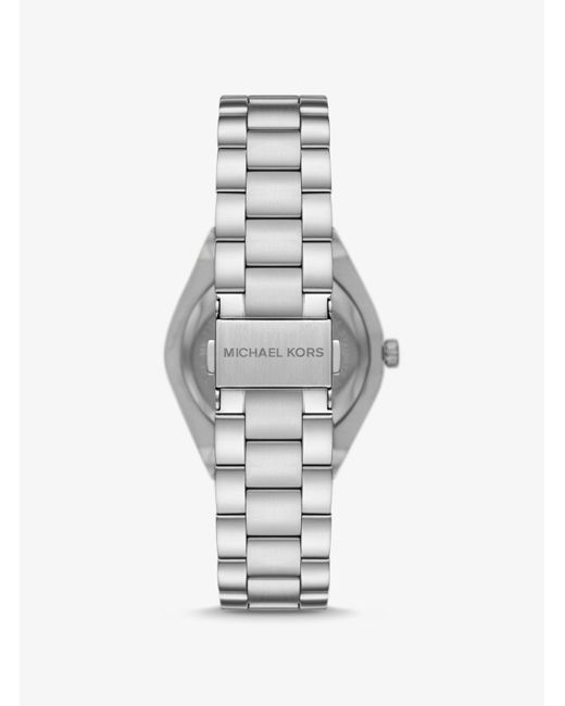 Reloj Lennox en tono plateado Michael Kors de color White