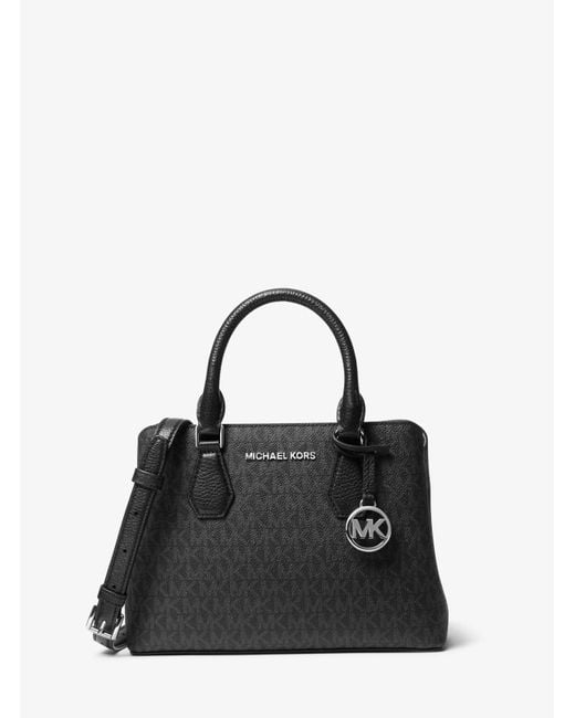 Bolso satchel Camille pequeño con logotipo Michael Kors de color Black