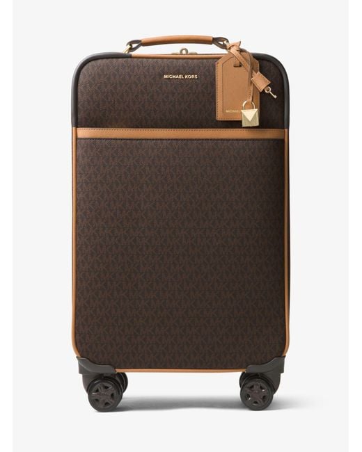 Michael Kors Brown Jet Set Travel Logo Suitcase