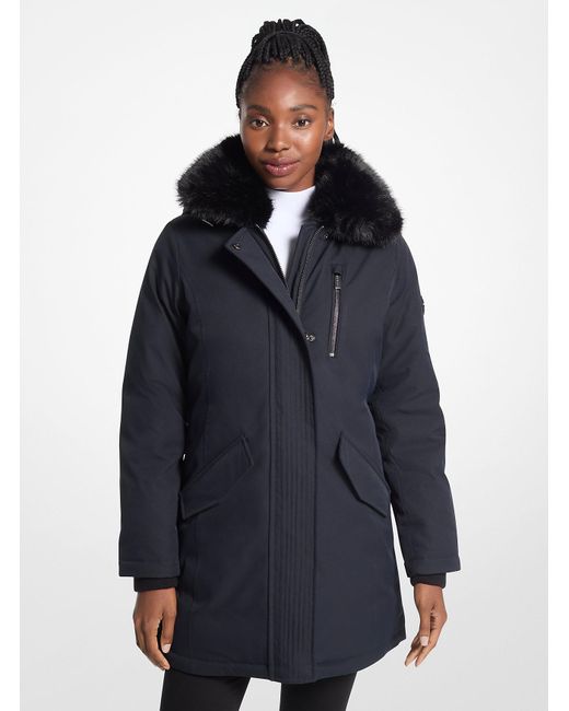 Mk Cappotto Con Finiture di MICHAEL Michael Kors in Blue