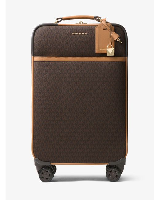 Michael Kors Brown Jet Set Travel Logo Suitcase