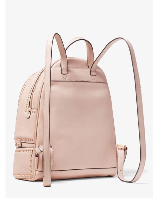 bristol medium studded leather backpack soft pink MCM Visetos Outline Stud Mini Stark 1846835 FASHIONPHILE A minimal silhouette meets rich pebbled leather in our Sable backpack Michael Kors Outlet Slater Medium