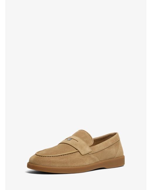 Michael Kors Natural Mk Wesley Suede Loafer for men