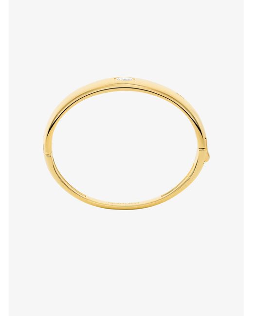 Michael Kors Metallic Oval Stone Bangle