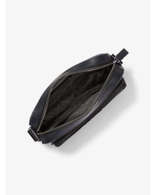 Michael Kors Black Cooper Signature Logo Utility Crossbody Bag for men