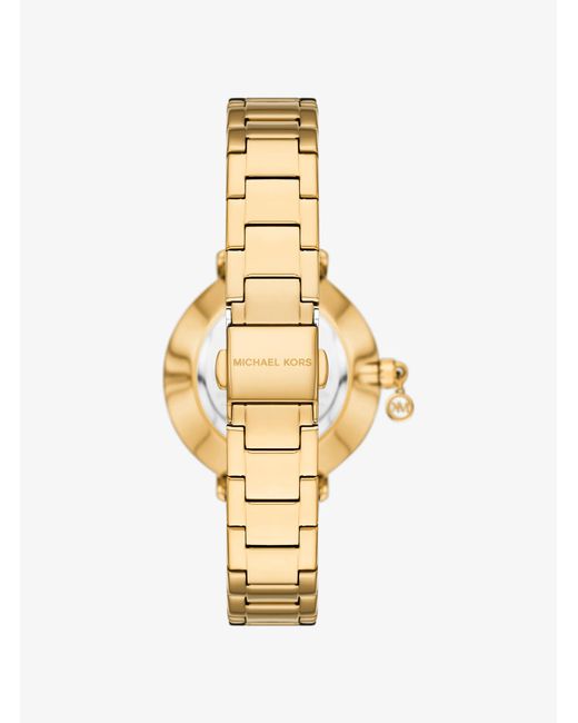 Michael Kors Metallic Mini Pyper Pavé-Tone Watch