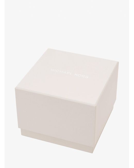 Michael Kors Metallic Mk Mini Pyper Pavé-Tone Watch And Jewlery Gift Set