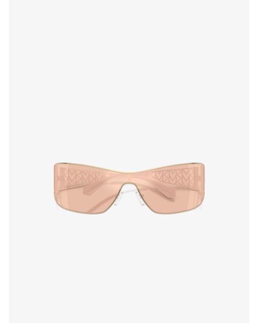 Michael Kors White Mk Melbourne Sunglasses