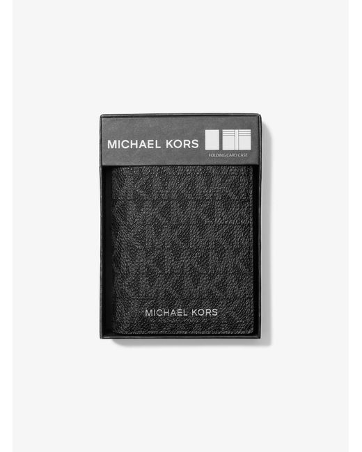 Michael Kors Multicolor Mk Hudson Logo Bi-Fold Card Case for men