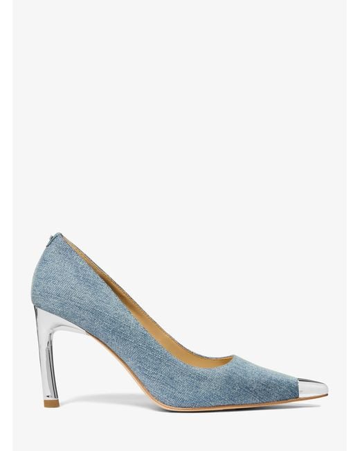 MICHAEL Michael Kors Blue Mk Kasia Denim Pump