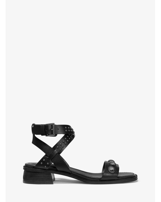 garner studded leather flatform