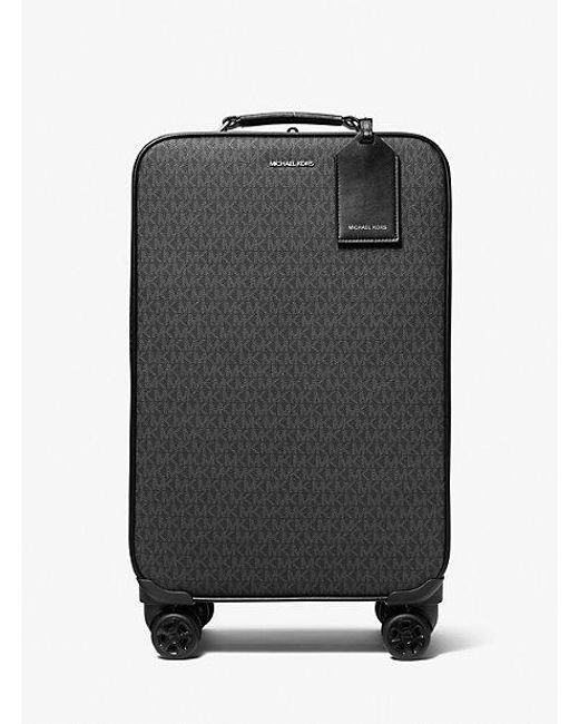 Michael Kors Gray Cooper Logo Suitcase for men