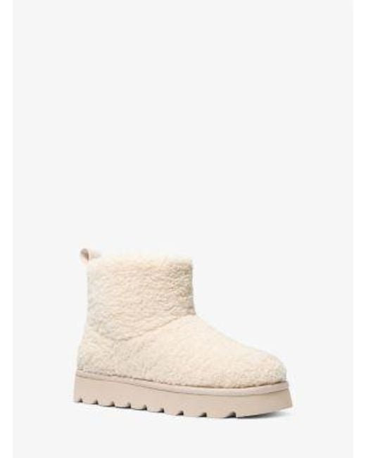 Michael Kors Natural Winnie Faux Shearling Boot