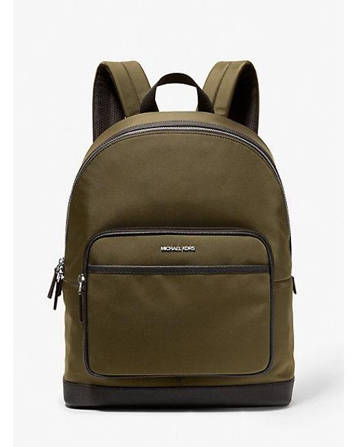 Michael Kors Green Kent Nylon Backpack for men