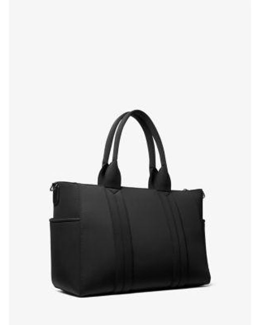 Michael Kors Black Mk Brooklyn Scuba Travel Tote Bag for men