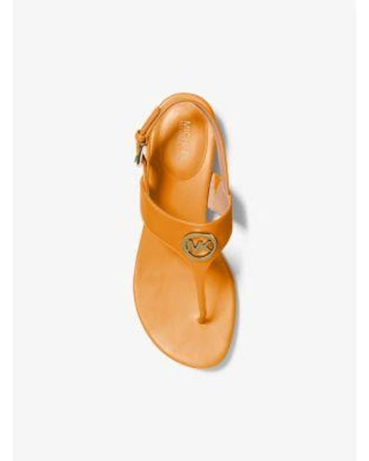 Michael Kors Natural Hannah T-Strap Sandal