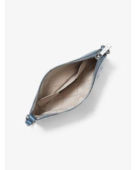 Michael Kors Blue Jet Set Small Printed Wristlet