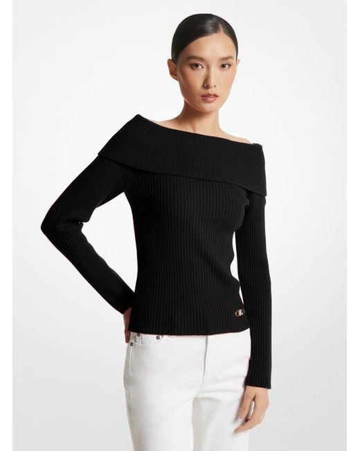 Michael kors merino wool deals sweater