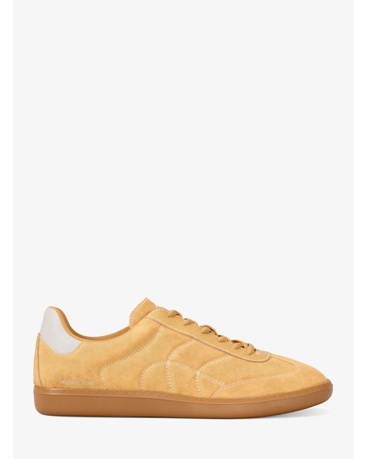 Michael Kors Outlet Natural Mk Benny Suede Trainers