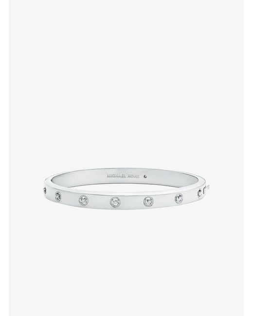 Michael Kors White Logo Bangle
