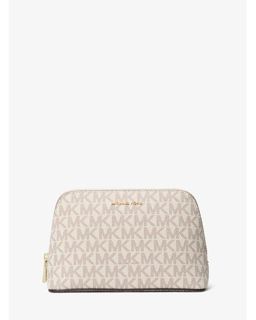 MICHAEL Michael Kors Natural Mk Jet Set Small Signature Logo Travel Kit