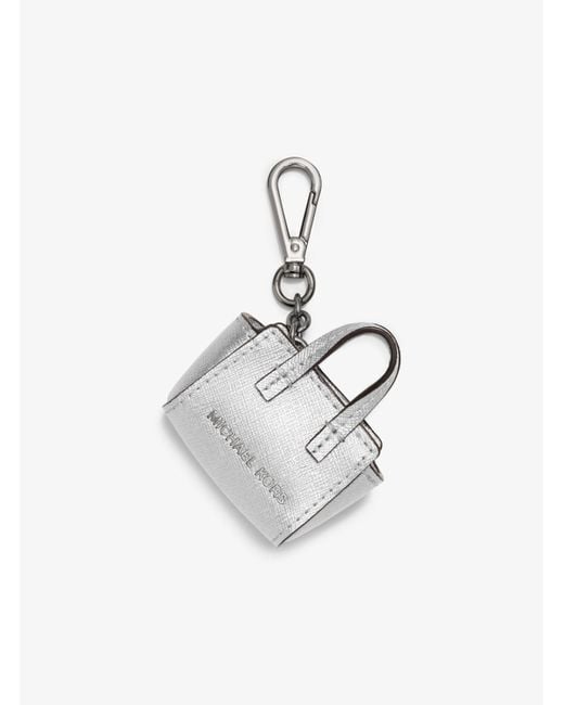 Michael Kors Metallic Selma Coin Purse Key Chain