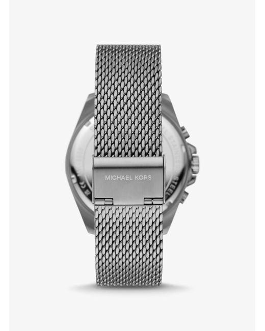 michael kors men's gunmetal watch