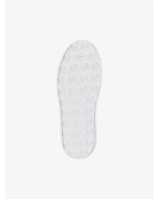 Michael Kors Brown Romey Printed Signature Logo Sneaker