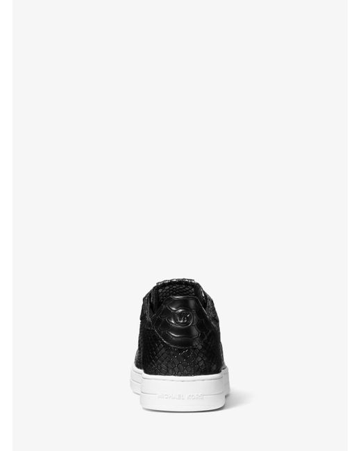 michael kors keating leather sneaker