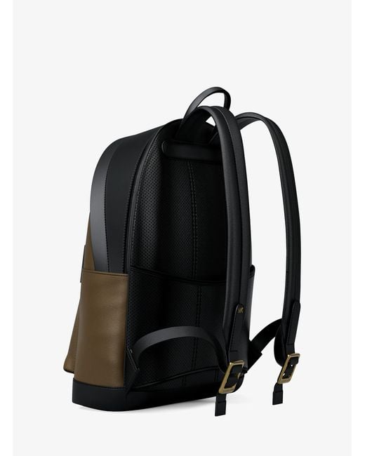 Michael Kors Black Mk Jet Set Nylon Backpack for men