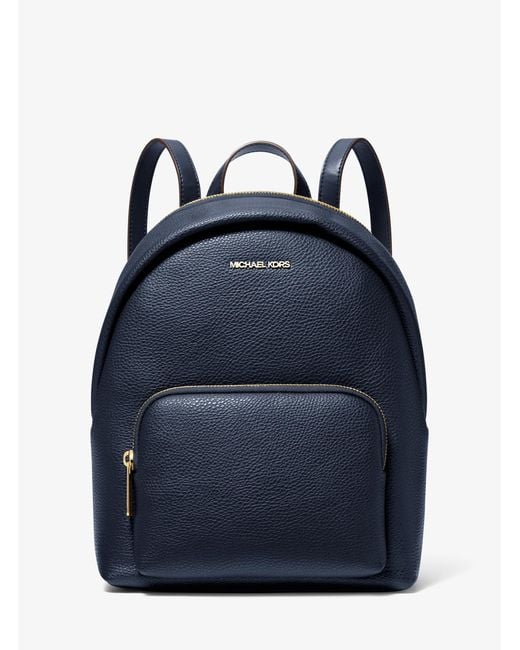 Michael Kors Outlet Blue Mk Erin Medium Backpack