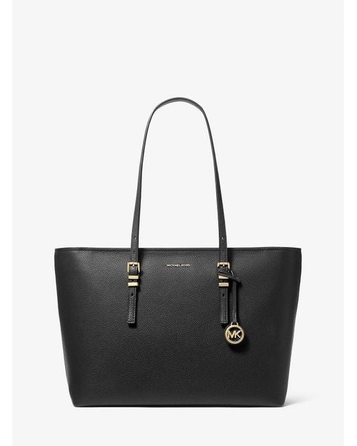 Mk Borsa Tote Quinn Grande di MICHAEL Michael Kors in Black