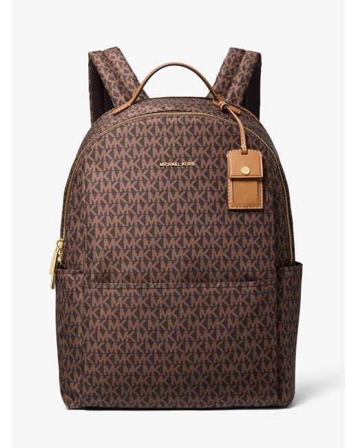 Michael Kors Brown Sable Large Backpack