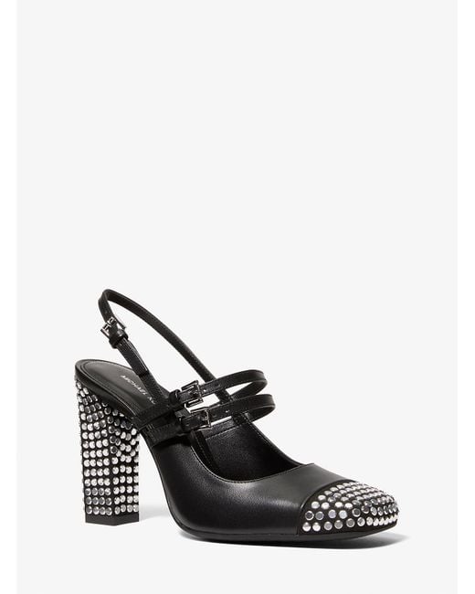 Mk Escarpin Matilda En Cuir Clouté MICHAEL Michael Kors en coloris Black