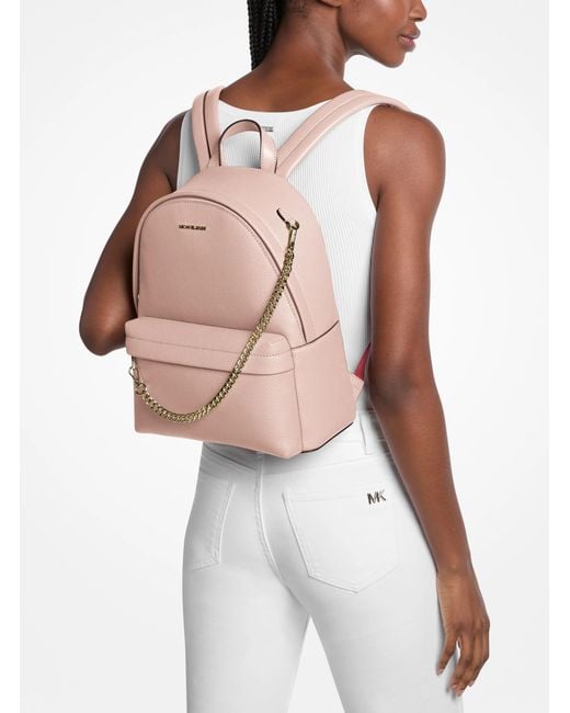 Michael Kors Pink Slater Medium Backpack
