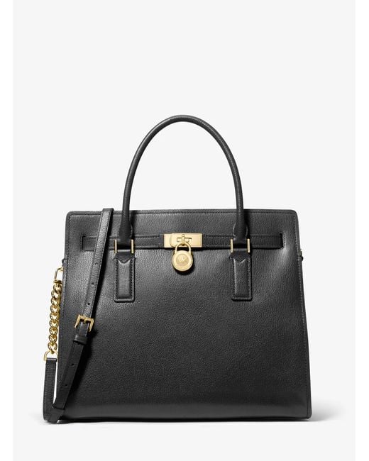 MICHAEL Michael Kors Black Hamilton Large Satchel