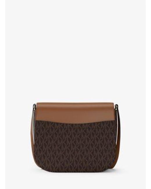 Mk Petite Sacoche À Bandoulière Emilia Avec Logo Signature MICHAEL Michael Kors en coloris Brown
