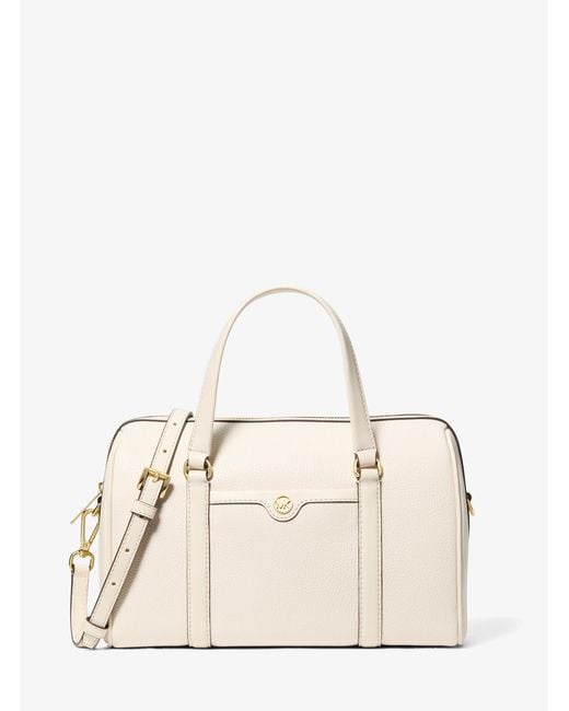 Michael Kors Natural Jet Set Medium Satchel