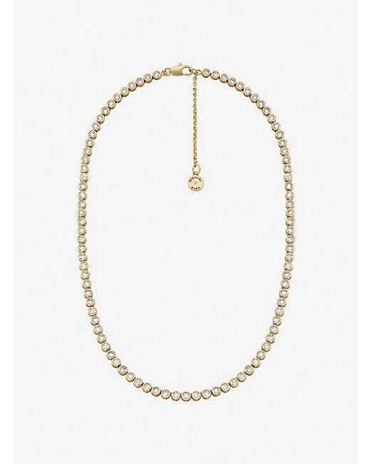 Michael Kors White Cubic Zirconia Necklace