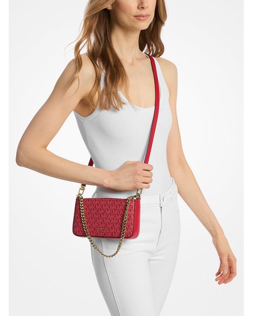Mkpochette Transformable Bryant Pequeño Con Logotipo MICHAEL Michael Kors de color Red
