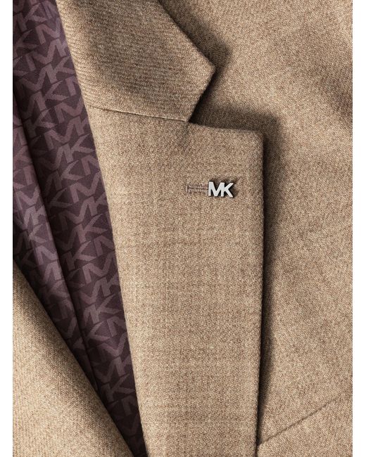 Michael Kors Natural Mk Wool Blazer for men