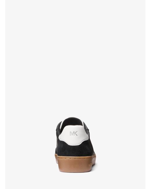 MICHAEL Michael Kors White Scotty Leather Sneaker