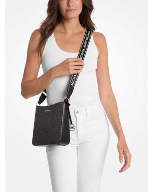 Michael Kors Black Jet Set Small Signature Logo Crossbody Bag