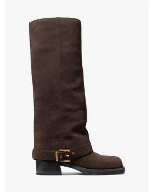 Mk Botte Colby En Cuir Et À Logo Signature MICHAEL Michael Kors en coloris Brown