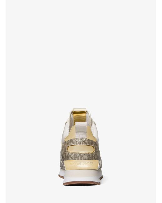 michael kors logo trainers