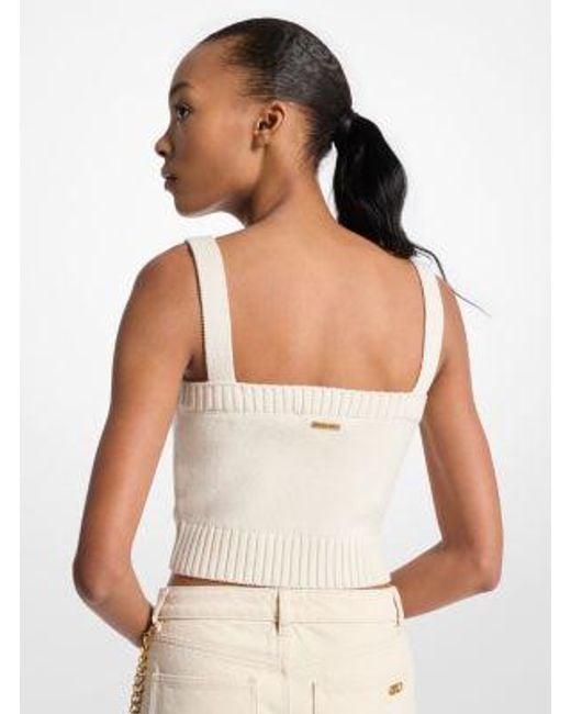 Mkcamisola Corta De Lana MICHAEL Michael Kors de color White