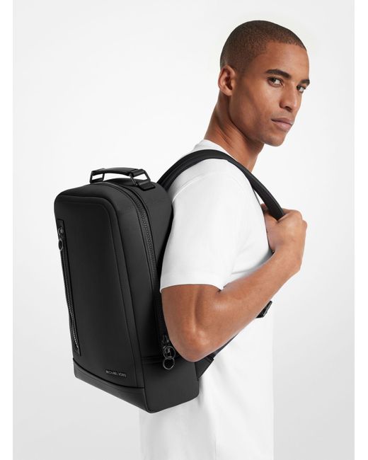 Michael Kors Black Mk Brooklyn Scuba Backpack for men