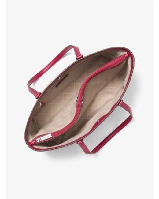 Michael Kors Pink Sheila Large Signature Logo Tote Bag